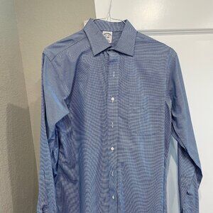 Blue Brooks Brother Dress Shirt (15.5 -34)
